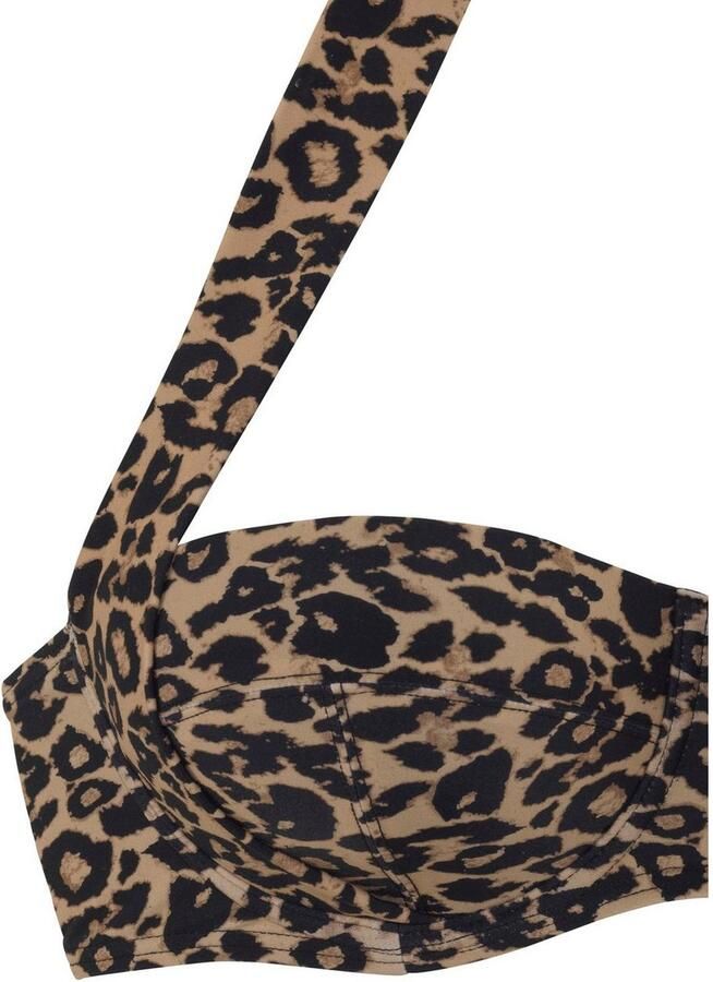 Vivance Beugelbandeau bikinitop Thora in modieuze leoprint - Foto 2