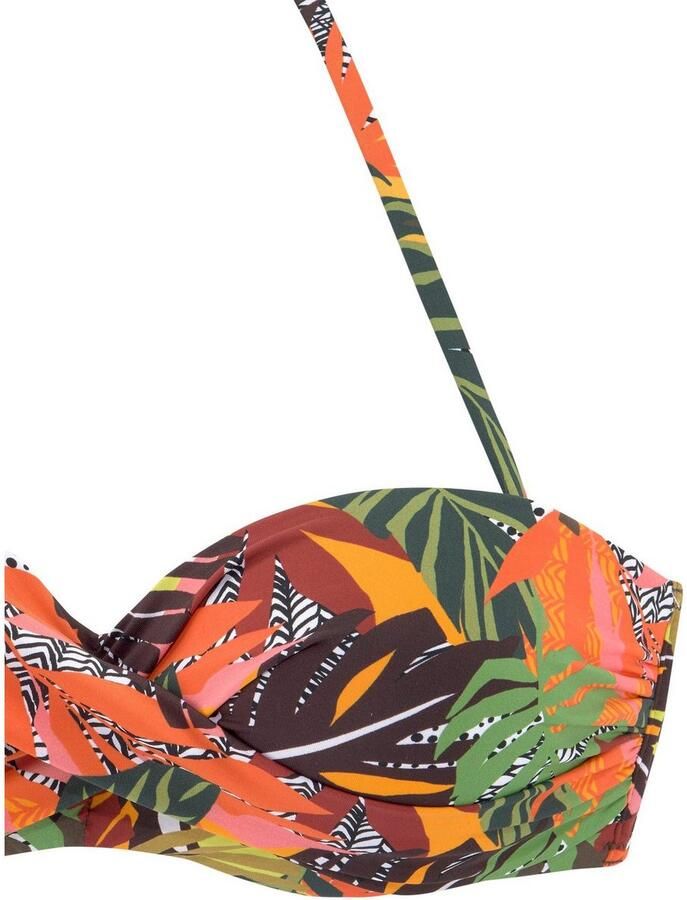 Vivance Beugelbikini in bandeaumodel in wikkel-look