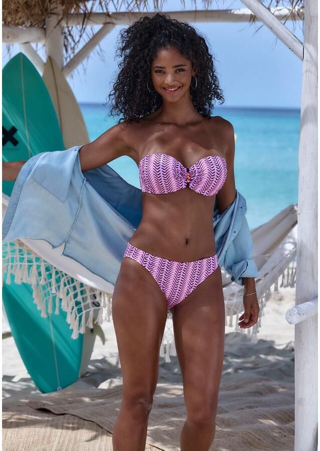 Vivance Beugelbikini in bandeaumodel met sierkraaltjes - Foto 5