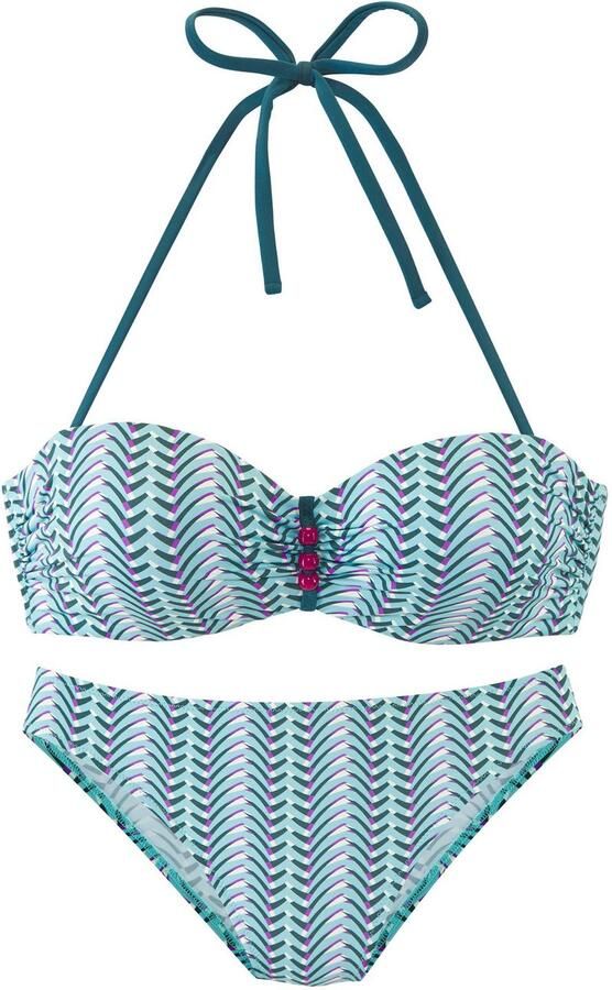 Vivance Beugelbikini in bandeaumodel met sierkraaltjes - Foto 4