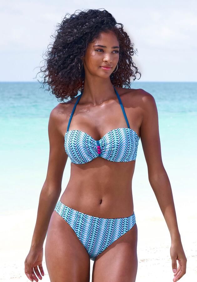 Vivance Beugelbikini in bandeaumodel met sierkraaltjes - Foto 3