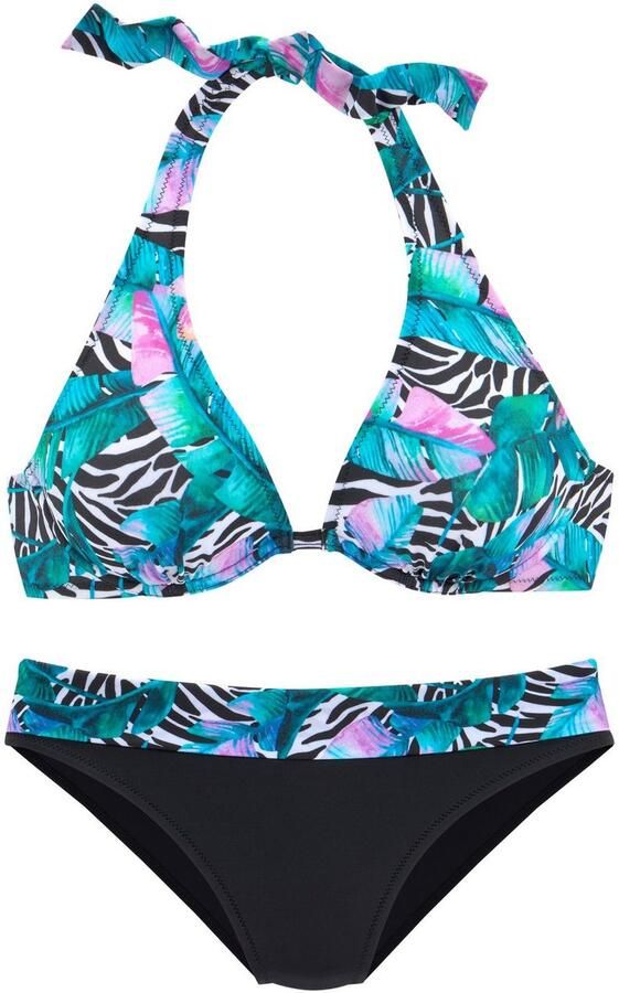 Vivance Beugelbikini in halterstijl met animal-print - Foto 3