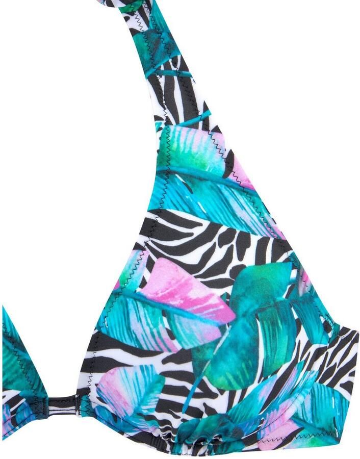 Vivance Beugelbikini in halterstijl met animal-print