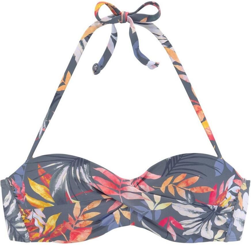 Vivance Beugelbikinitop in bandeaumodel Leilani in gedraaide look