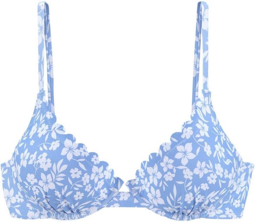 Vivance Beugelbikinitop Leni met gelaserd schulprandje