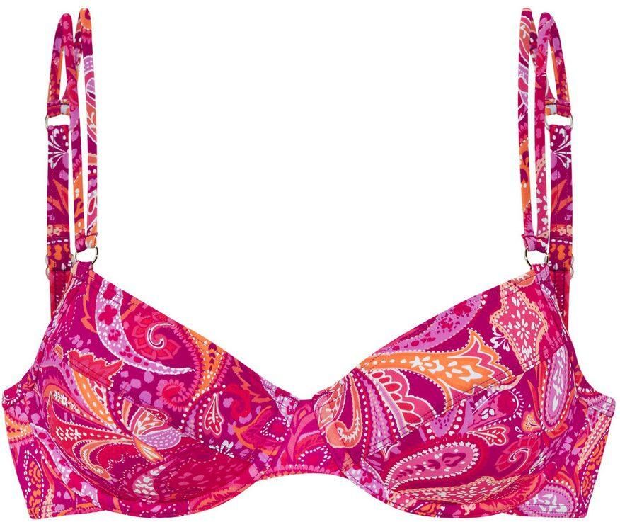 Vivance Bikinibroekje Pretty met omslagband en modieus paisley-patroon