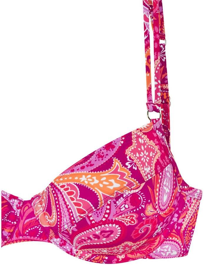 Vivance Bikinibroekje Pretty met omslagband en modieus paisley-patroon - Foto 2