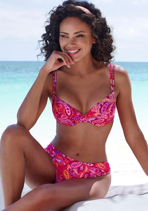 Vivance Bikinibroekje Pretty met omslagband en modieus paisley-patroon - Foto 6