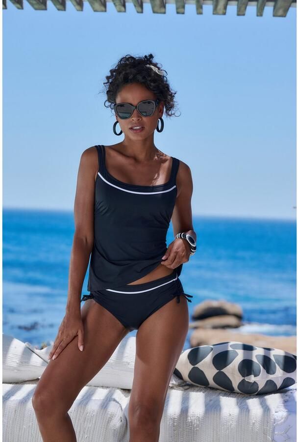 Vivance Tankinitop met beugels Lorena met contrastkleurige piping en modellerend effect - Foto 8