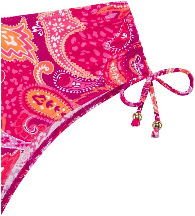 Vivance Beugelbandeau bikinitop Pretty met modieus paisley-patroon en wikkeloptiek