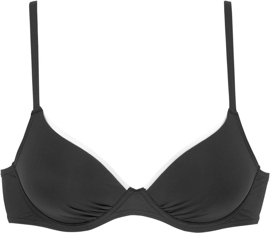 Vivance Bikinitop met beugels Lorena met contrastkleurige paspels