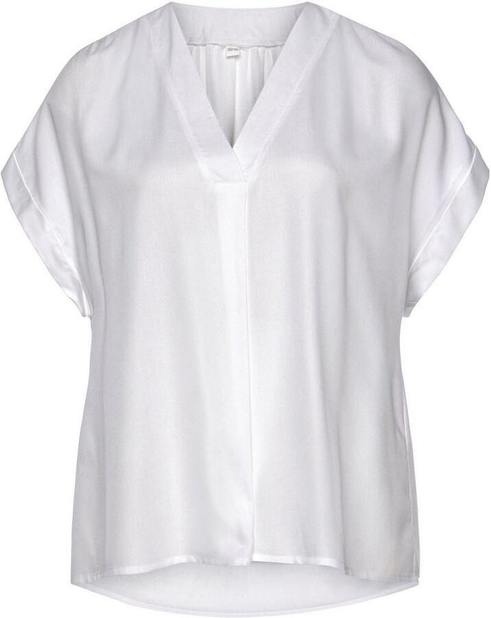 Vivance Blouse met korte mouwen in losse snit damesblouse casual business-look