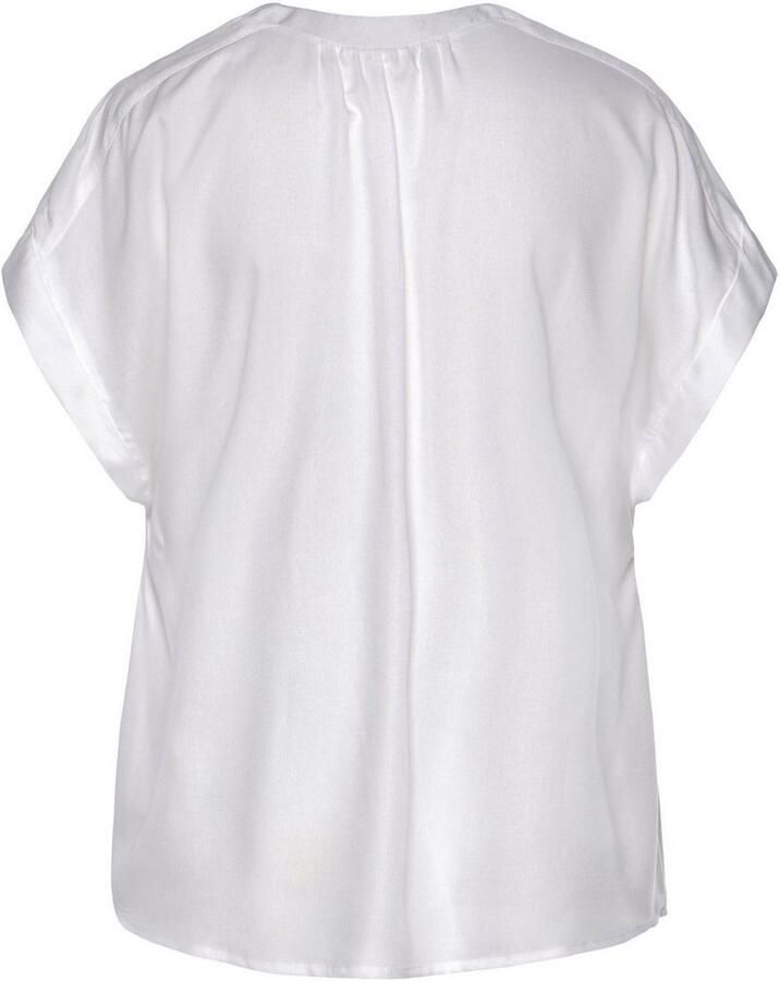 Vivance Blouse met korte mouwen in losse snit damesblouse casual business-look - Foto 2