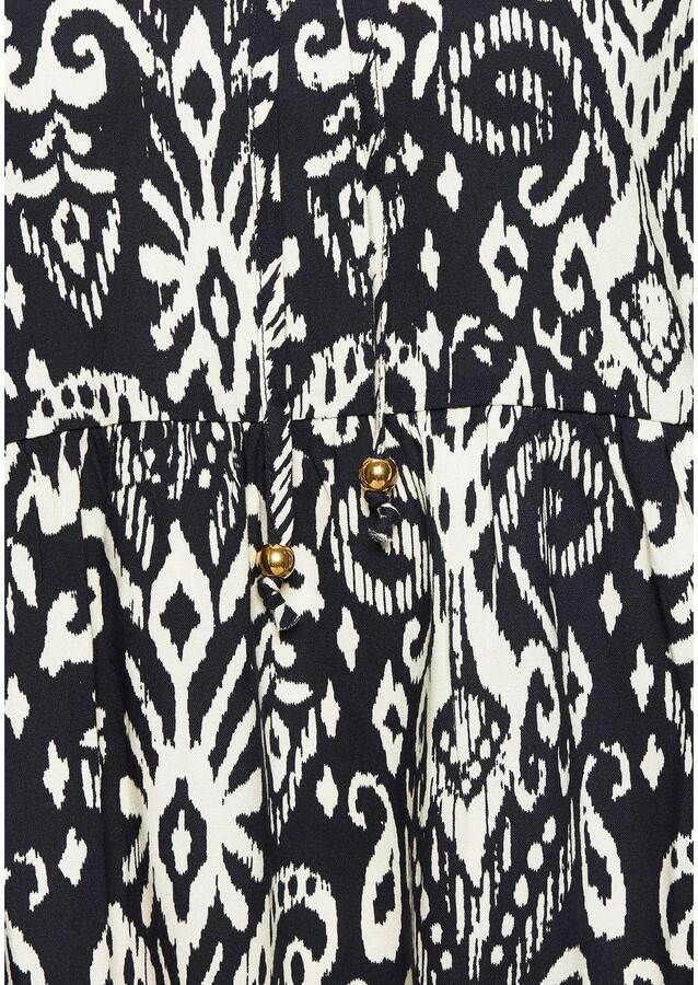 Vivance Blouse met lange mouwen met ballonmouwen luchtige tuniek met losse snit boho-stijl - Foto 3