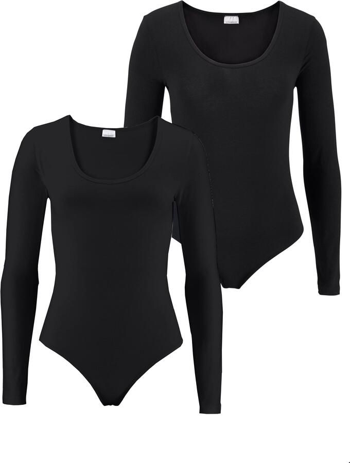 Vivance Body met lange mouwen elastische katoenkwaliteit (Set van 2) - Foto 5