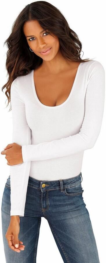 Vivance Body met lange mouwen elastische katoenkwaliteit (Set van 2) - Foto 6