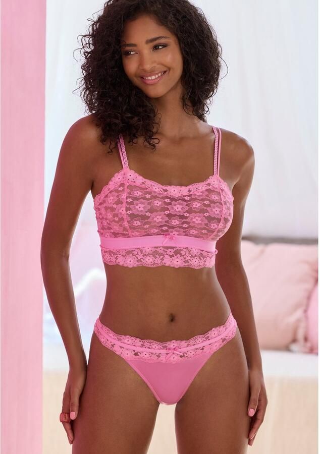 Vivance String Anisa met bloeiende kant rondom de band - Foto 3