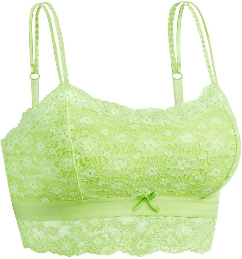 Vivance Bralette-bh Anisa van bloemige kant in lichte lange vorm sexy lingerie - Foto 6