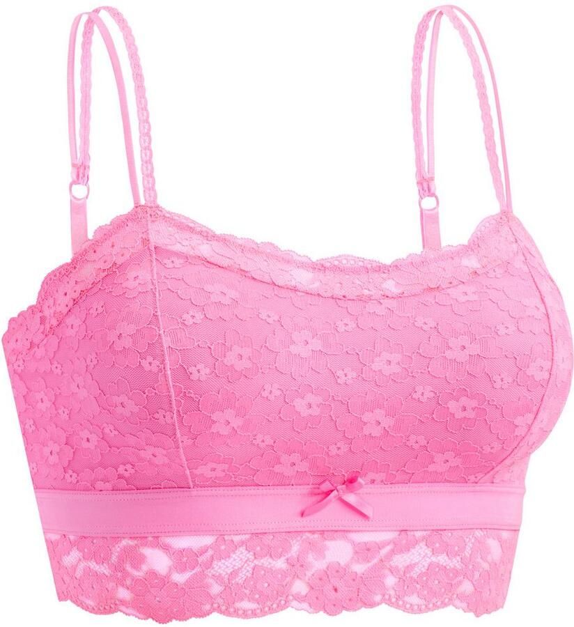 Vivance Bralette-bh Anisa van bloemige kant in lichte lange vorm sexy lingerie - Foto 5