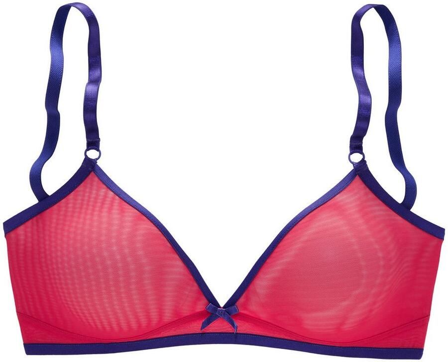 Vivance Bralette-bh Finja zonder beugel van transparant soft-mesh transparante onderkleding