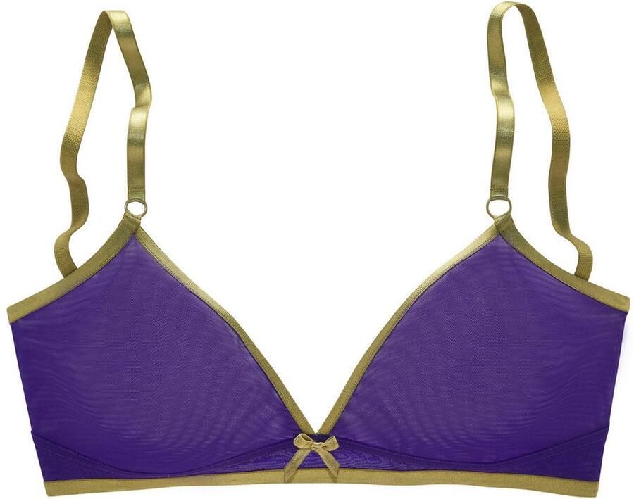 Vivance Bralette-bh Finja zonder beugel van transparant soft-mesh transparante onderkleding - Foto 3