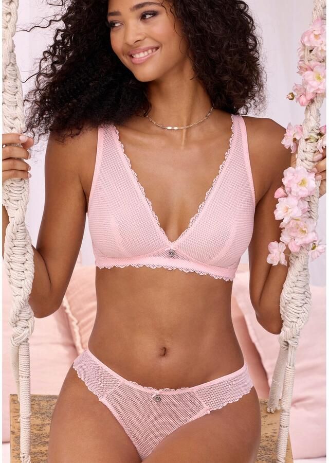 Vivance String van netkant in transparante look