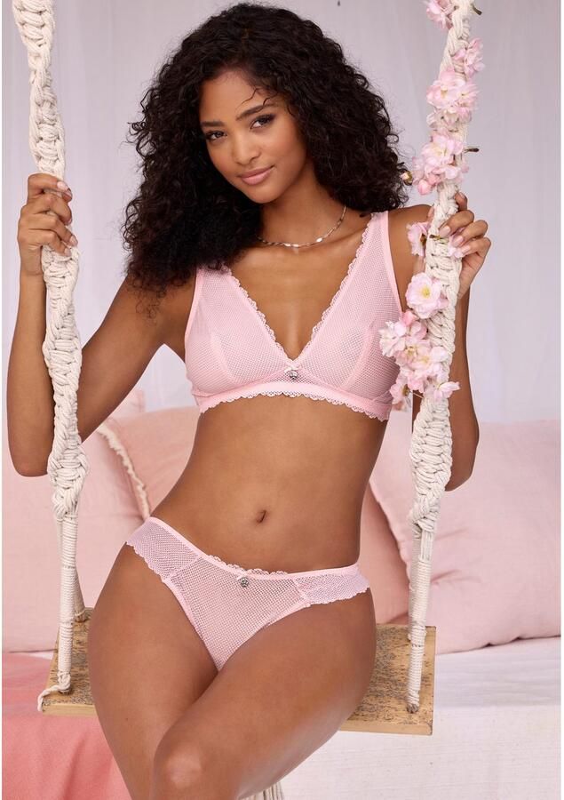 Vivance String van netkant in transparante look - Foto 2