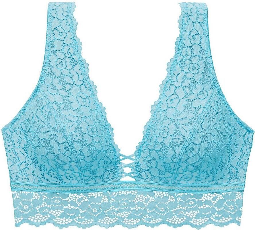 Vivance Bralette-bh zonder beugels rondom gebloemd kant lingerie - Foto 4