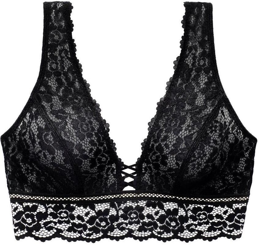 Vivance Bralette-bh zonder beugels rondom gebloemd kant lingerie - Foto 6