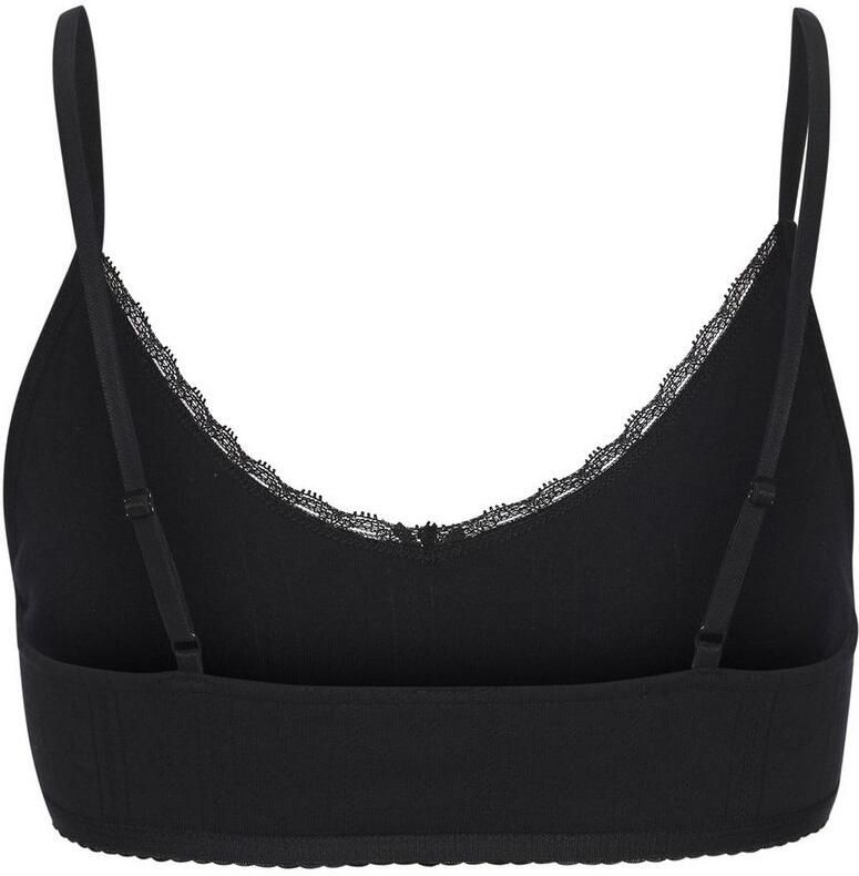 Vivance Bralette van zacht pointelle-breisel met kant - Foto 2