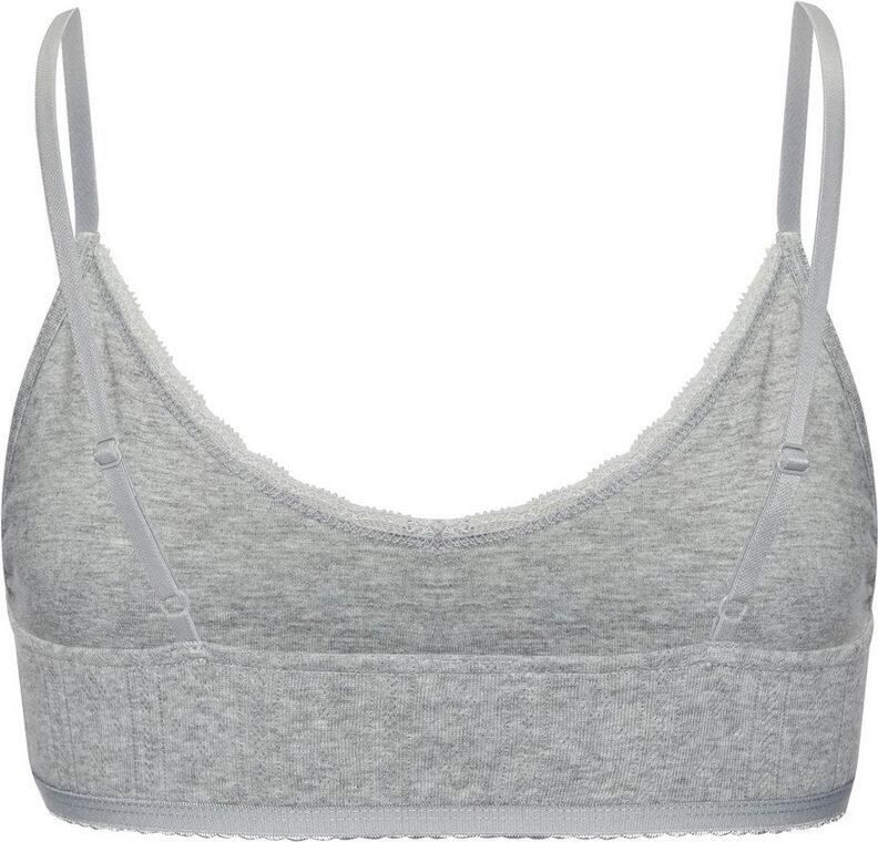 Vivance Bralette van zacht pointelle-breisel met kant - Foto 2