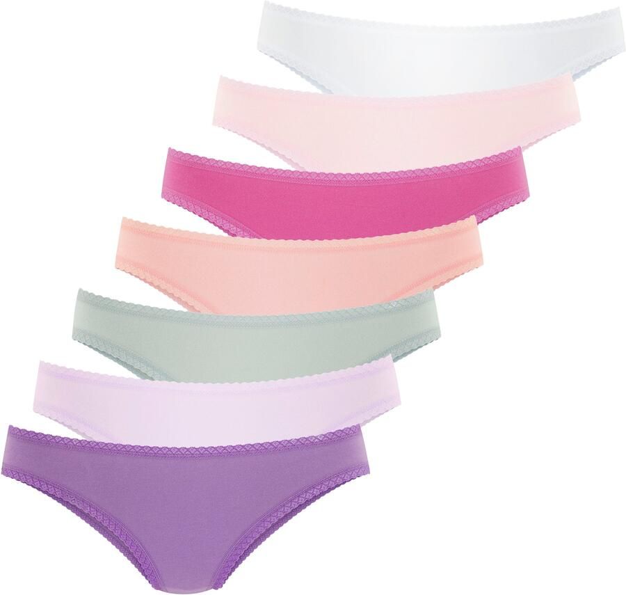 Vivance Brazilian slip met fijne kantafwerking en van zachte katoenkwaliteit (7 stuks in set) - Foto 6