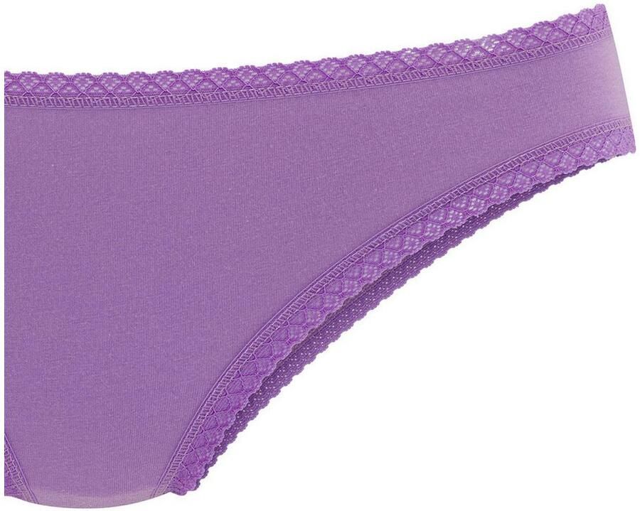 Vivance Brazilian slip met fijne kantafwerking en van zachte katoenkwaliteit (7 stuks in set)