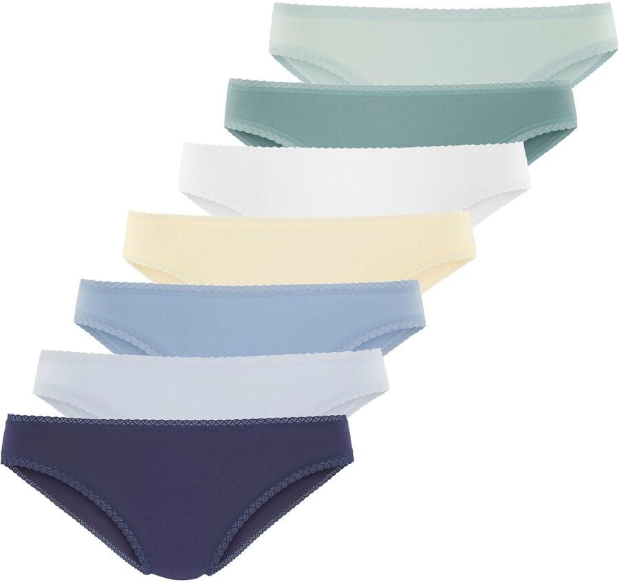 Vivance Brazilian slip met fijne kantafwerking en van zachte katoenkwaliteit (7 stuks in set) - Foto 6