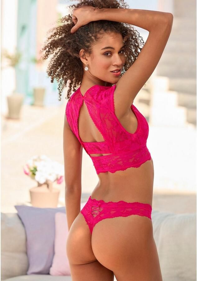 Vivance Bustier MIRJA Kanten-top van transparante kant bra-top lingerie zonder beugel - Foto 3