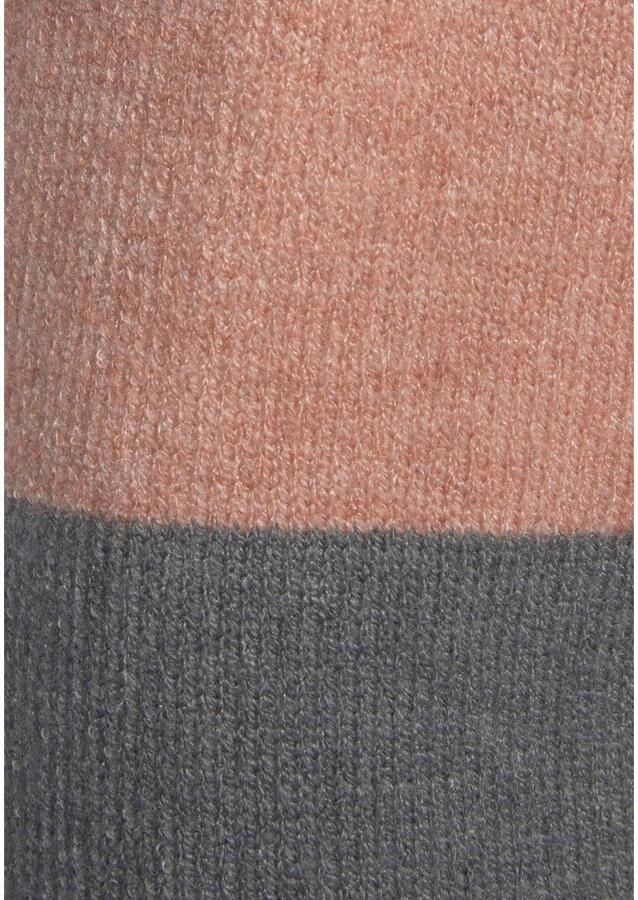 Vivance Cardigan met colorblock-look en zakken lange cardigan - Foto 2