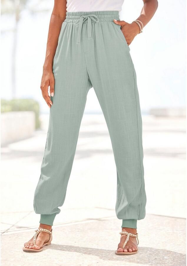 Vivance Comfortbroek gemaakt van geweven stof met een lichte structuur - Foto 7