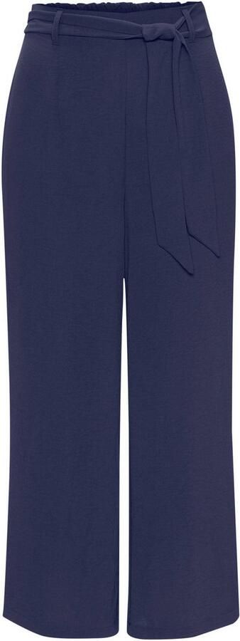 Vivance Comfortbroek met elastische tailleband zomerbroek basis (Met riem) - Foto 6