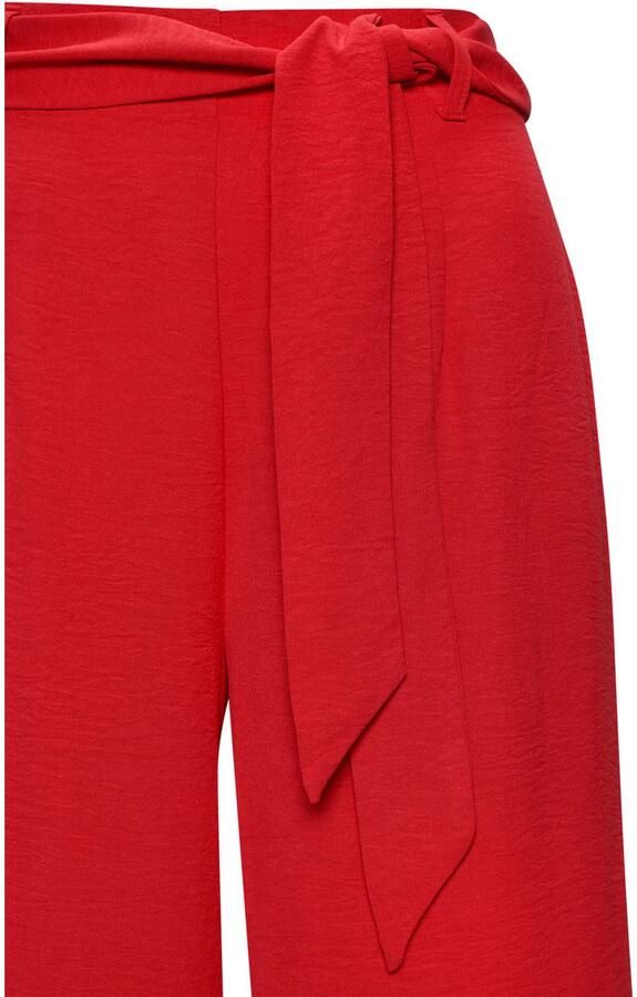 Vivance Comfortbroek met elastische tailleband zomerbroek basis (Met riem) - Foto 8