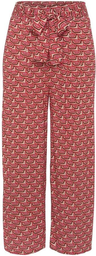 Vivance Culotte met retro-print lichte jerseybroek zomerbroek (Met een bindceintuur) - Foto 5