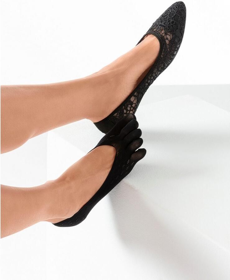 Vivance Fijne enkelsokken met gescheiden tenen (set 3 paar) - Foto 4