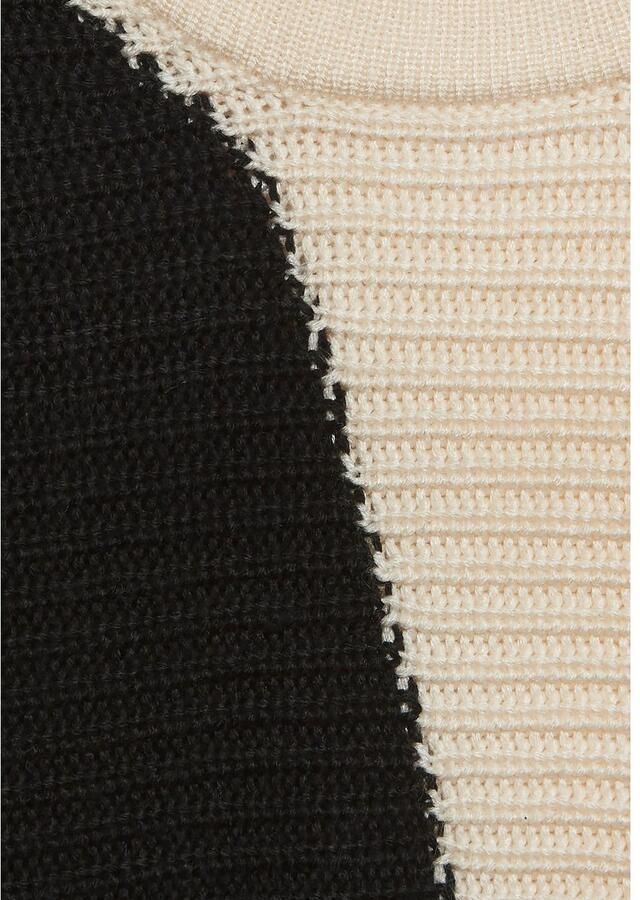 Vivance Gebreide trui in colorblock look ronde hals - Foto 3