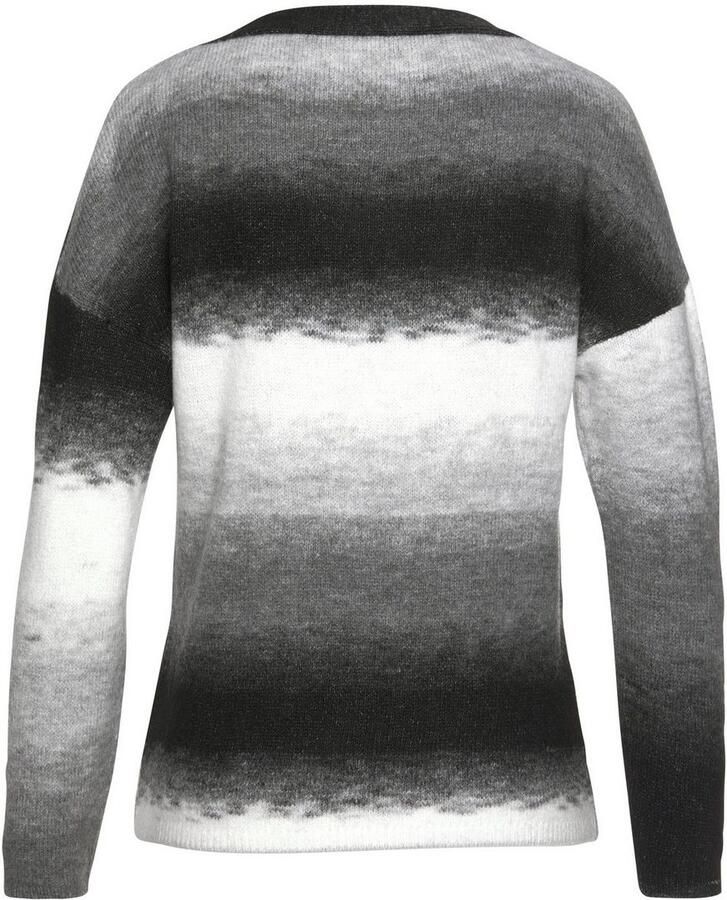 Vivance Gebreide trui van verloopgaren u-boot halslijn knusse gebreide trui - Foto 2