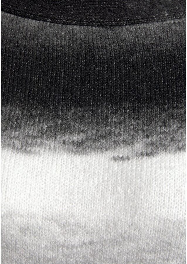 Vivance Gebreide trui van verloopgaren u-boot halslijn knusse gebreide trui - Foto 4