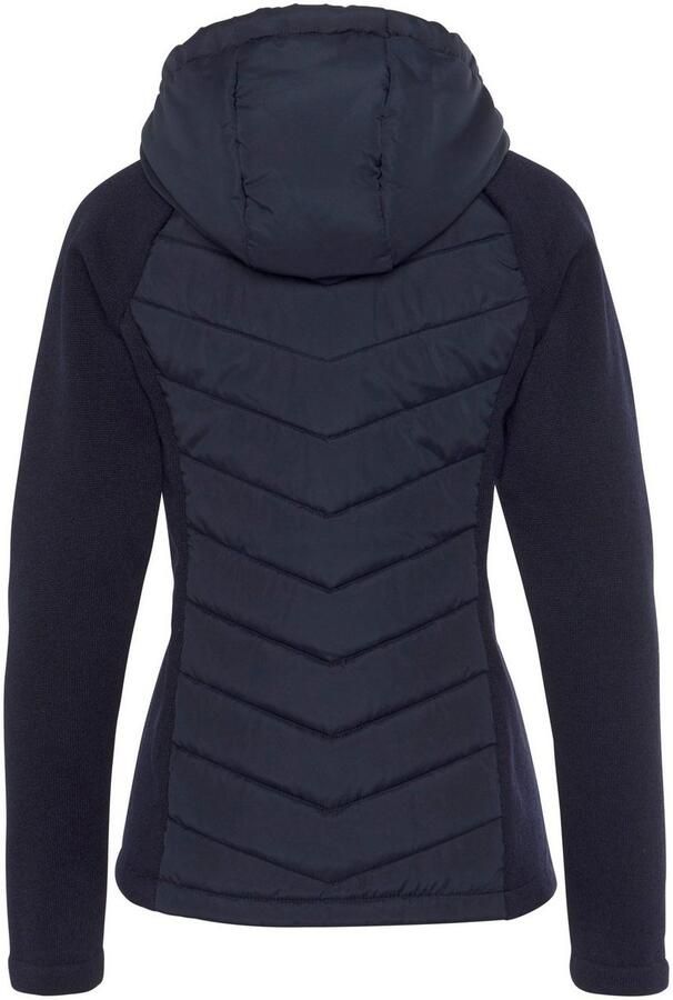 Vivance Gewatteerde jas met tricot-fleece-mouwen - Foto 5