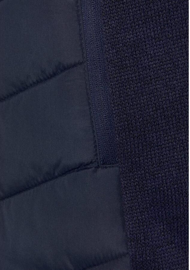 Vivance Gewatteerde jas met tricot-fleece-mouwen - Foto 3