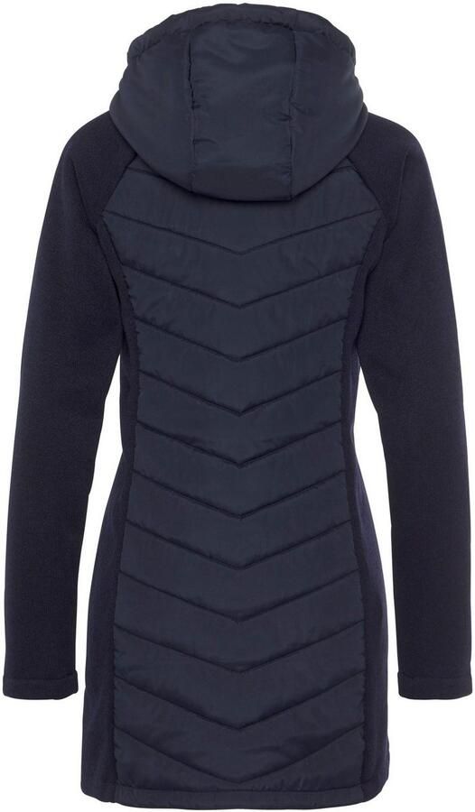 Vivance Gewatteerde jas met tricot-fleece-mouwen - Foto 6