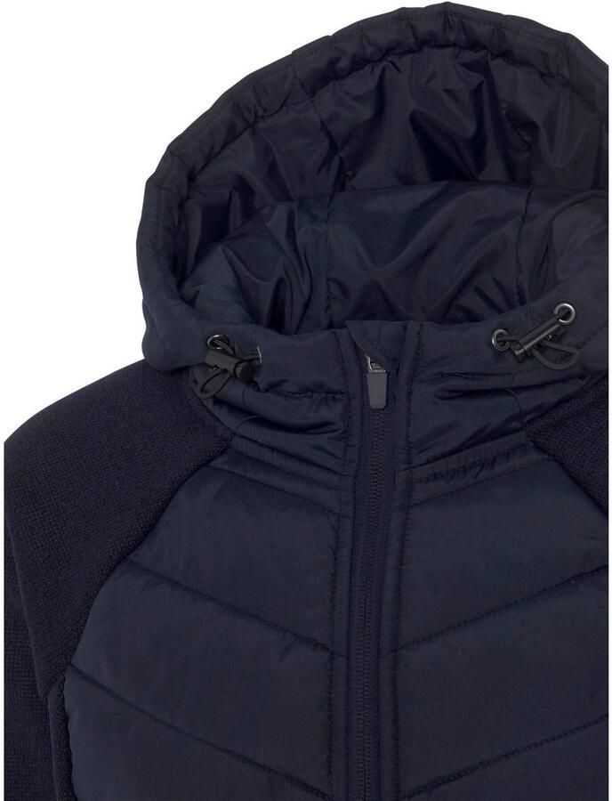 Vivance Gewatteerde jas met tricot-fleece-mouwen