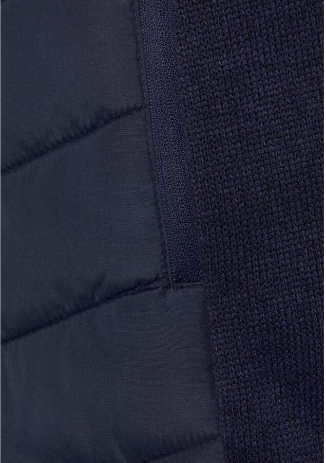 Vivance Gewatteerde jas met tricot-fleece-mouwen - Foto 3