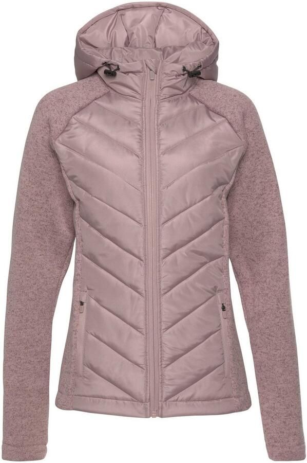 Vivance Gewatteerde jas met tricot-fleece-mouwen - Foto 3